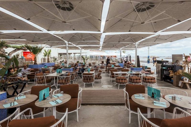 L'espace détente - La Petite Plage - restaurant LA GRANDE-MOTTE - meilleur restaurant LA GRANDE-MOTTE